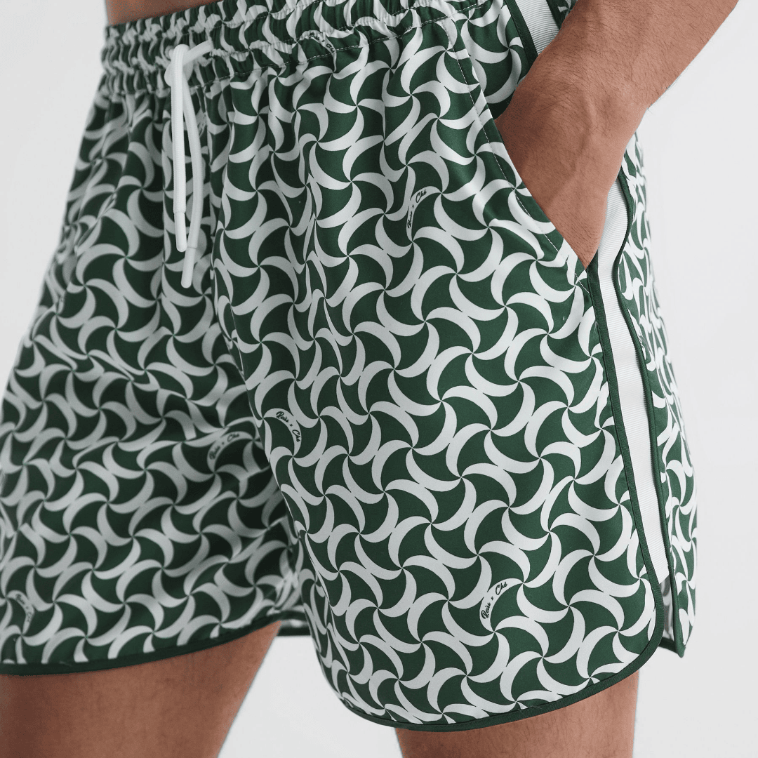 PRINT SWIM SHORTS